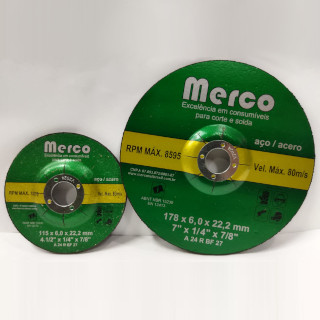 Disco Desbaste Merco - 4 1/2" | 7"